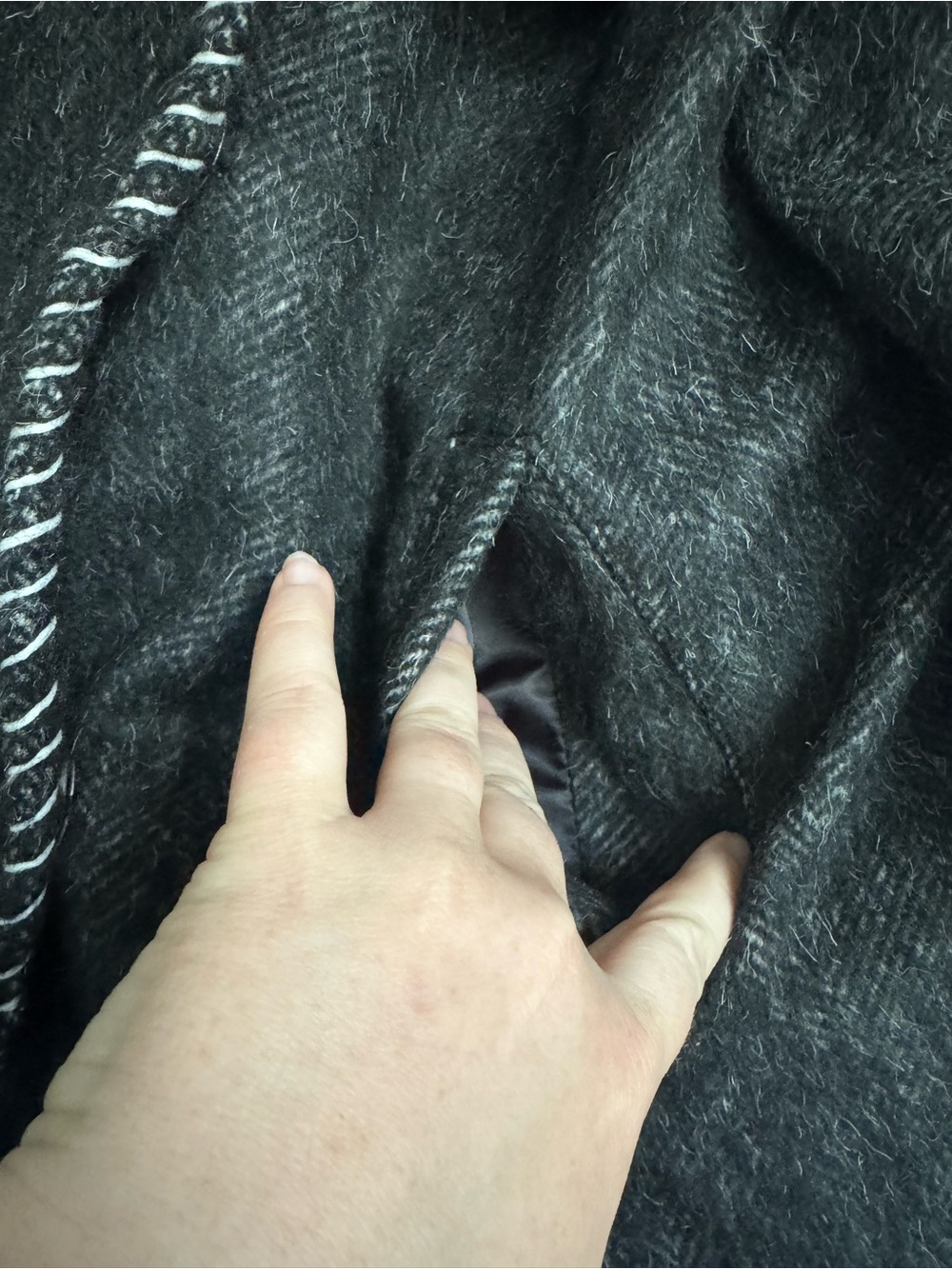 NWT Anthropologie Wool Blend Collared Jacket - Picture 7 of 9